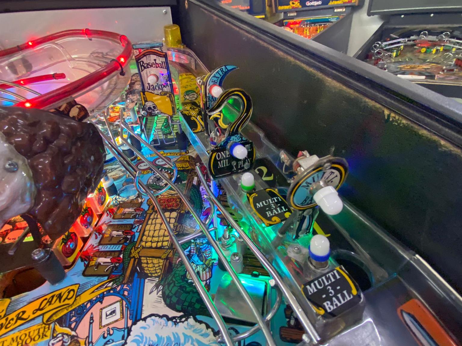 Hook pinball machine by DATA EAST , available for sale