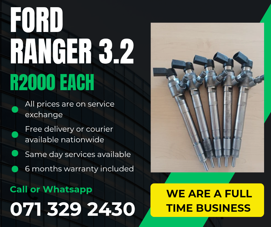 FORD RANGER 3.2 DIESEL INJECTORS FOR SALE WITH WARRANTY - Private Seller FORD RANGER 3.2 DIESEL INJECTORS FOR SALE WITH WARRANTY - Private Seller