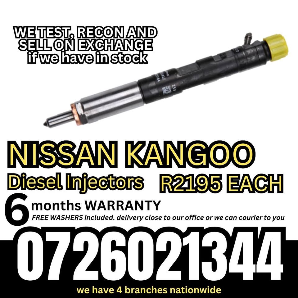 Nissan Kangoo diesel injectors for sale - Private Seller Nissan Kangoo diesel injectors for sale - Private Seller