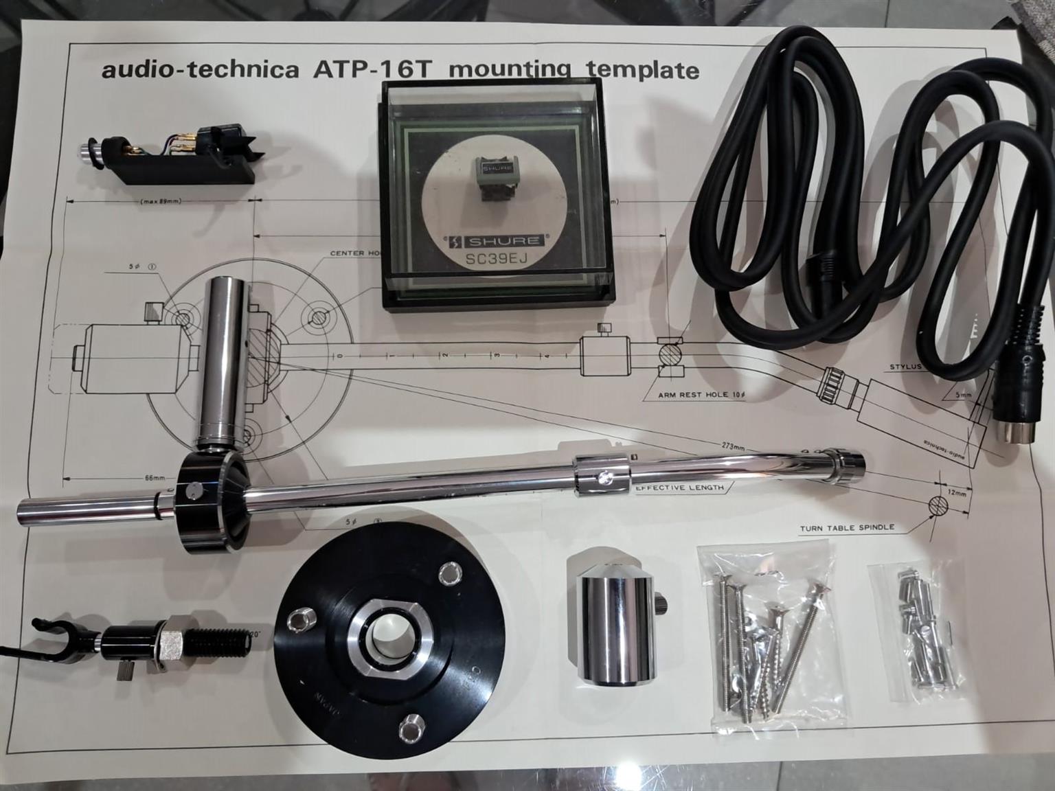 Brand new Audio-Technica professional broadcast tonearm