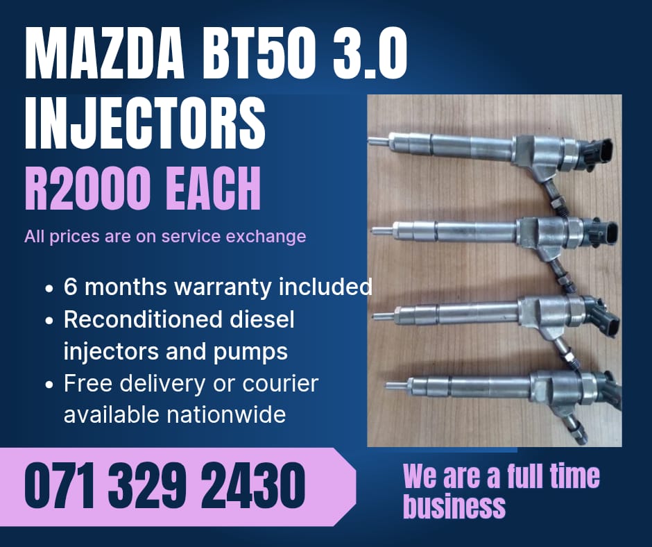 MAZDA BT50 3.0 INJECTORS FOR SALE WITH WARRANTY - Private Seller MAZDA BT50 3.0 INJECTORS FOR SALE WITH WARRANTY - Private Seller