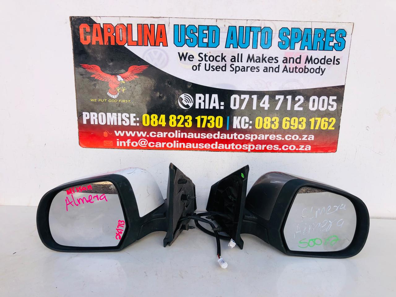 Nissan Almera left and right side electronic mirror (2017) - Private Seller