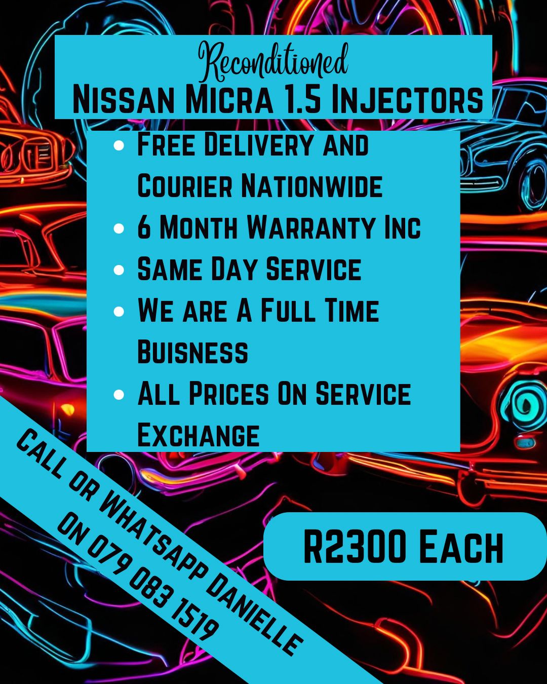NISSAN MICRA 1.5 INJECTORS FOR SALE WITH WARRANTY INCLUDED - Private Seller NISSAN MICRA 1.5 INJECTORS FOR SALE WITH WARRANTY INCLUDED - Private Seller