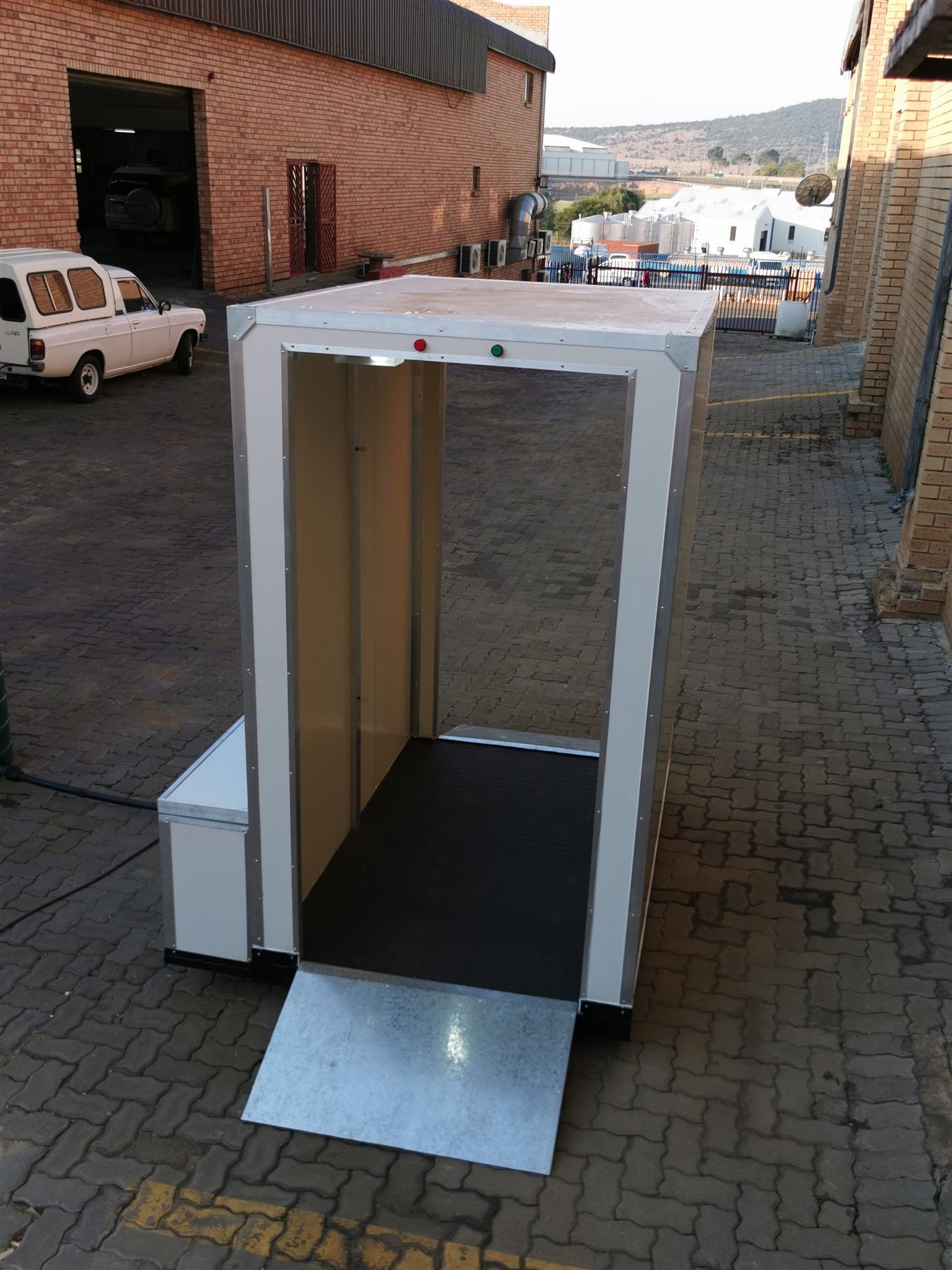 Self disinfecting booth for sale