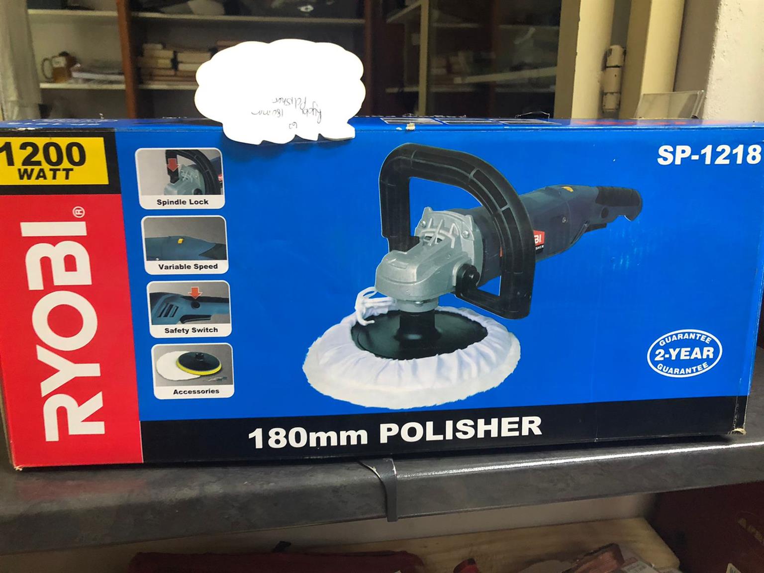 Ryobi on sale 180mm polisher