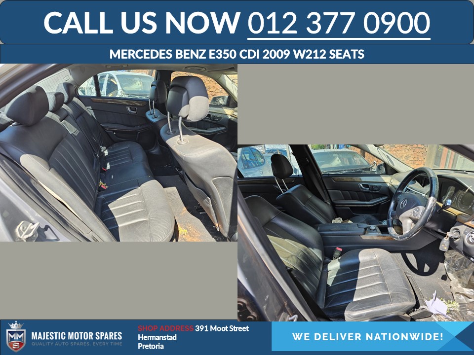 Mercedes Benz E350 CDI 2009 seats used for sale - Private Seller Mercedes Benz E350 CDI 2009 seats used for sale - Private Seller