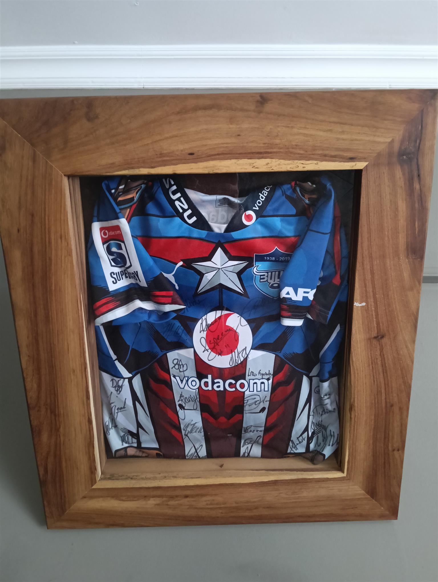 2019 Blu bulls signed shirt