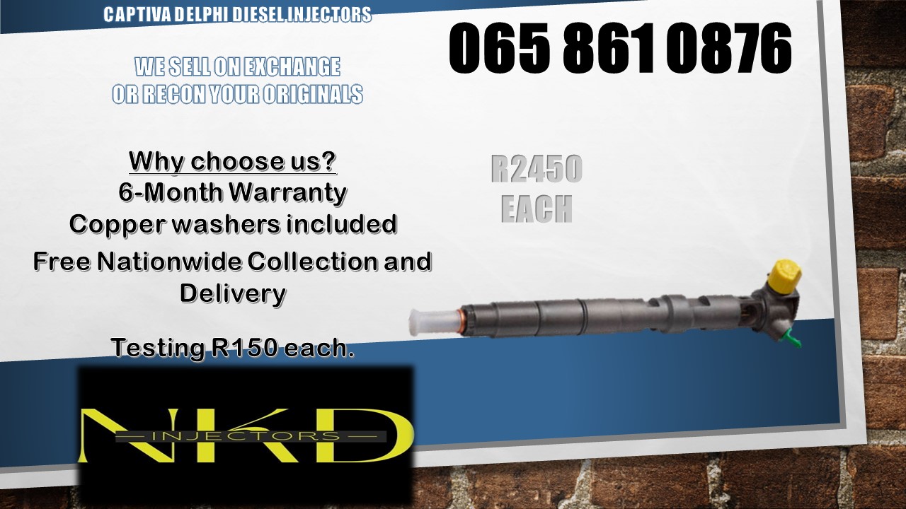 CHEVROLET CAPTIVA DELPHI DIESEL INJECTORS FOR SALE OR RECON THE ORIGINALS - Private Seller CHEVROLET CAPTIVA DELPHI DIESEL INJECTORS FOR SALE OR RECON THE ORIGINALS - Private Seller