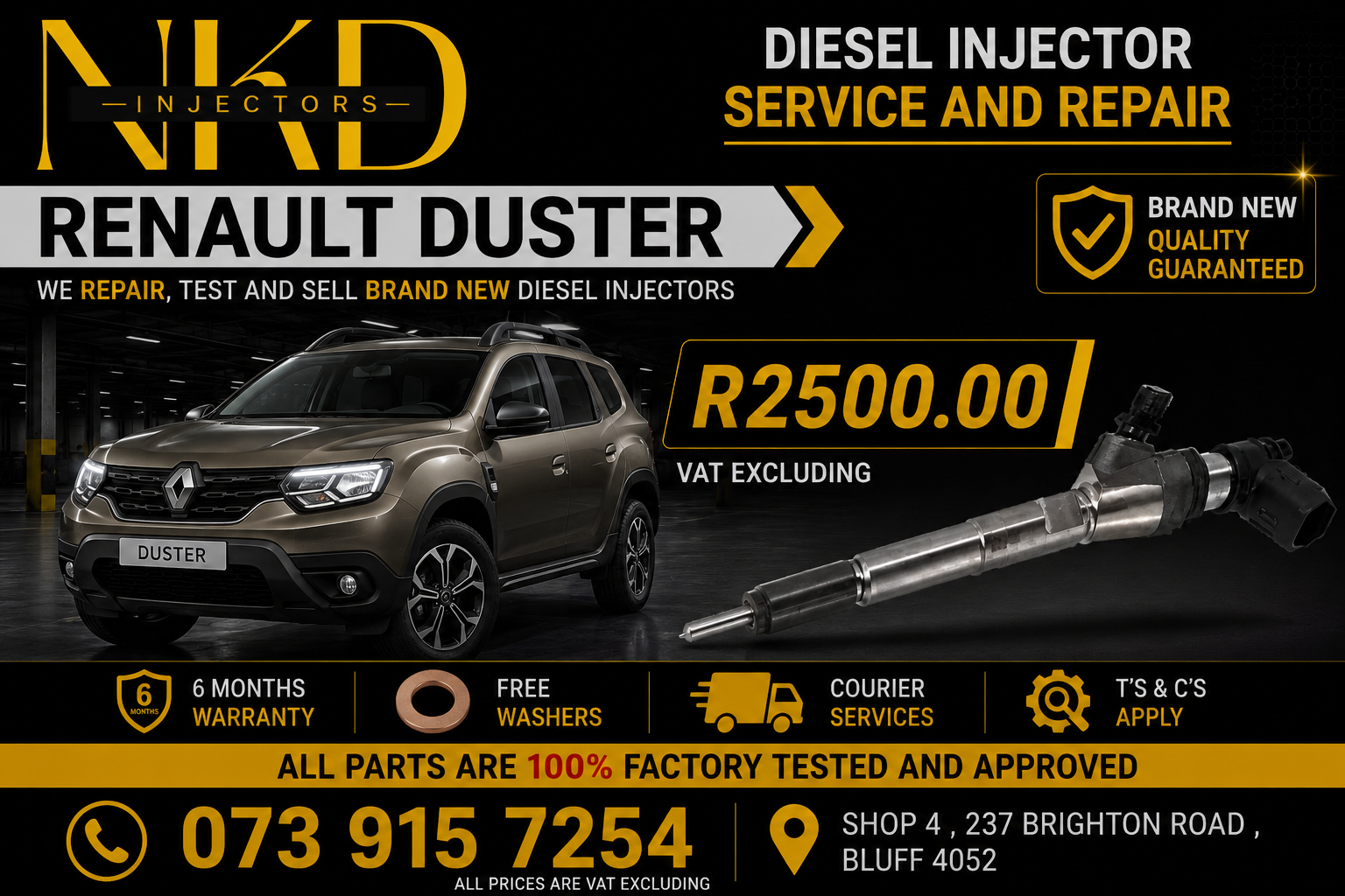 Renault Duster Diesel_Injectors - Private Seller Renault Duster Diesel_Injectors - Private Seller
