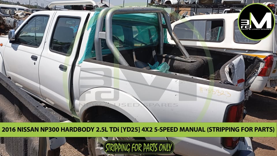 2016 Nissan NP300 Hardbody 2.5 TDi BASE 4x2 double Cab (STRIPPING FOR PARTS)