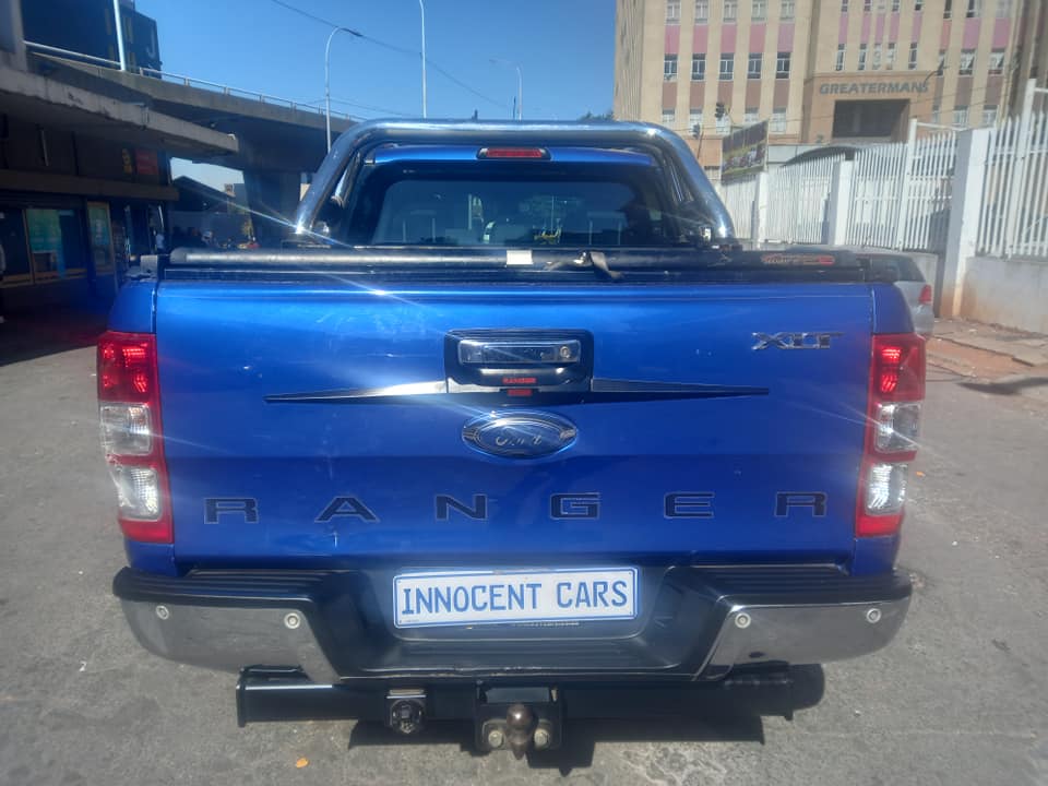 2016 FORD RANGER XLT 3.2 TDCI DIESEL, AUTOMATIC 4X4 DOUBLE CAB, BLUE COLOR, MILEAGE 83000KM