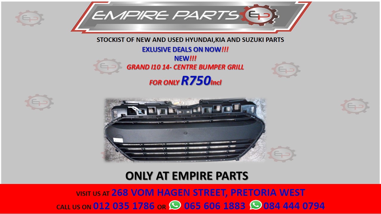 GRAND I10 14- CENTRE BUMPER GRILLE - Private Seller GRAND I10 14- CENTRE BUMPER GRILLE - Private Seller