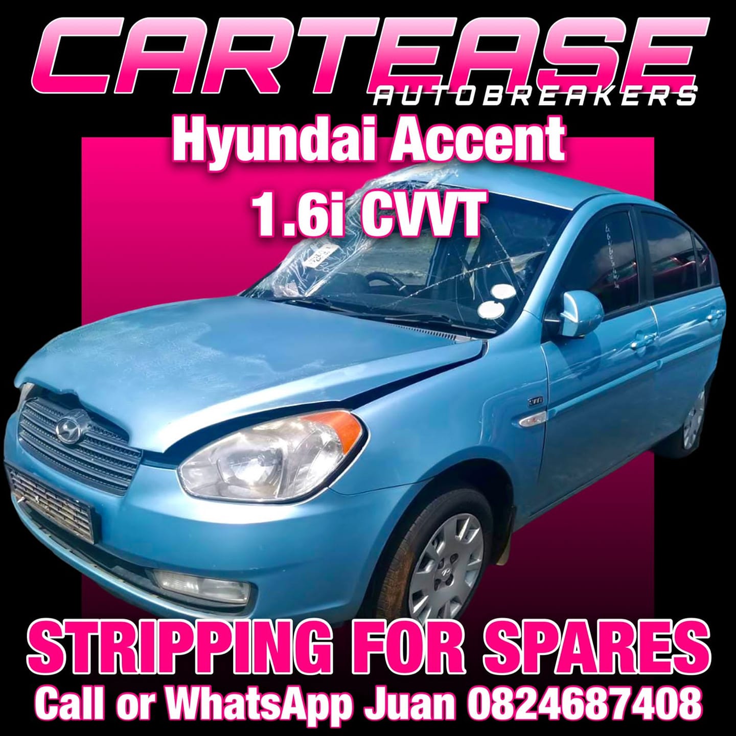 Hyundai accent store stripping for spares