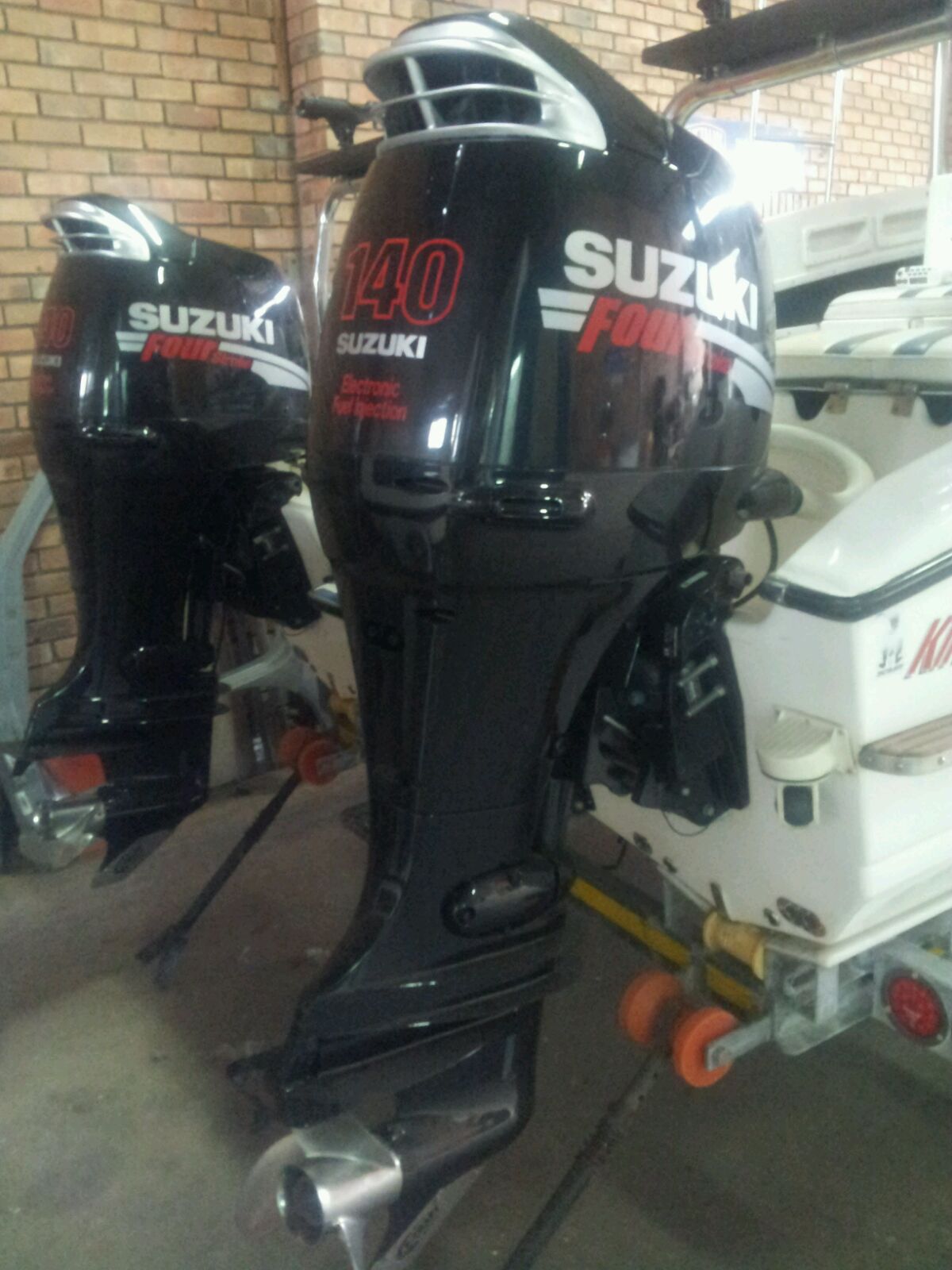 Suzuki 115 four stroke outboard motor cowl stickers decals vinyl graphics kits