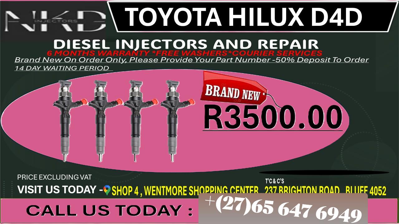 Toyota Hilux NEW Diesel Injectors - Private Seller Toyota Hilux NEW Diesel Injectors - Private Seller