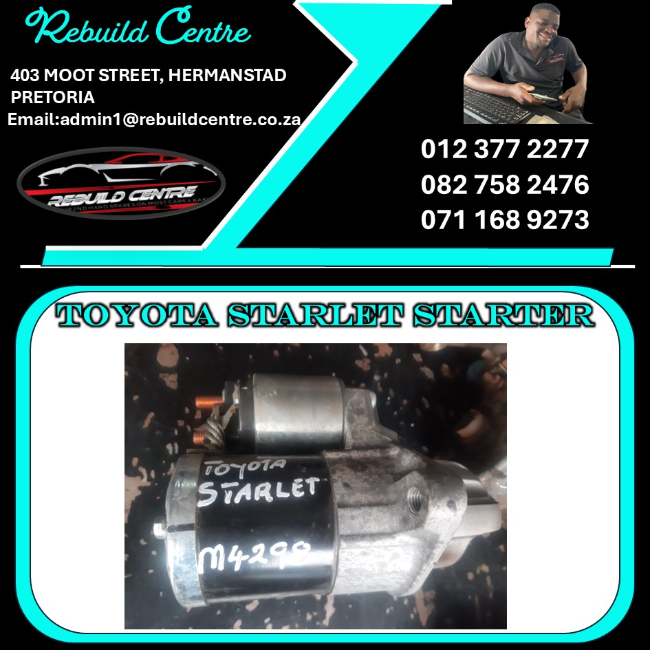 Toyota Starlet Starter for sale - Private Seller Toyota Starlet Starter for sale - Private Seller