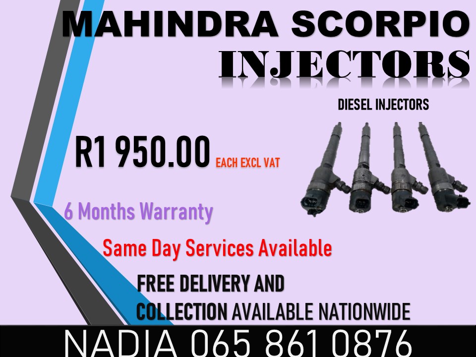 MAHINDRA SCORPIO DIESEL INJECTORS AVAILABLE - Private Seller MAHINDRA SCORPIO DIESEL INJECTORS AVAILABLE - Private Seller