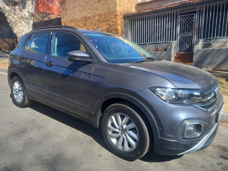 USED 2023 VW TCROSS SUV 1.0 ENGINE PETROL, AUTOMATIC, GREY COLOR, MILEAGE 1000KMS