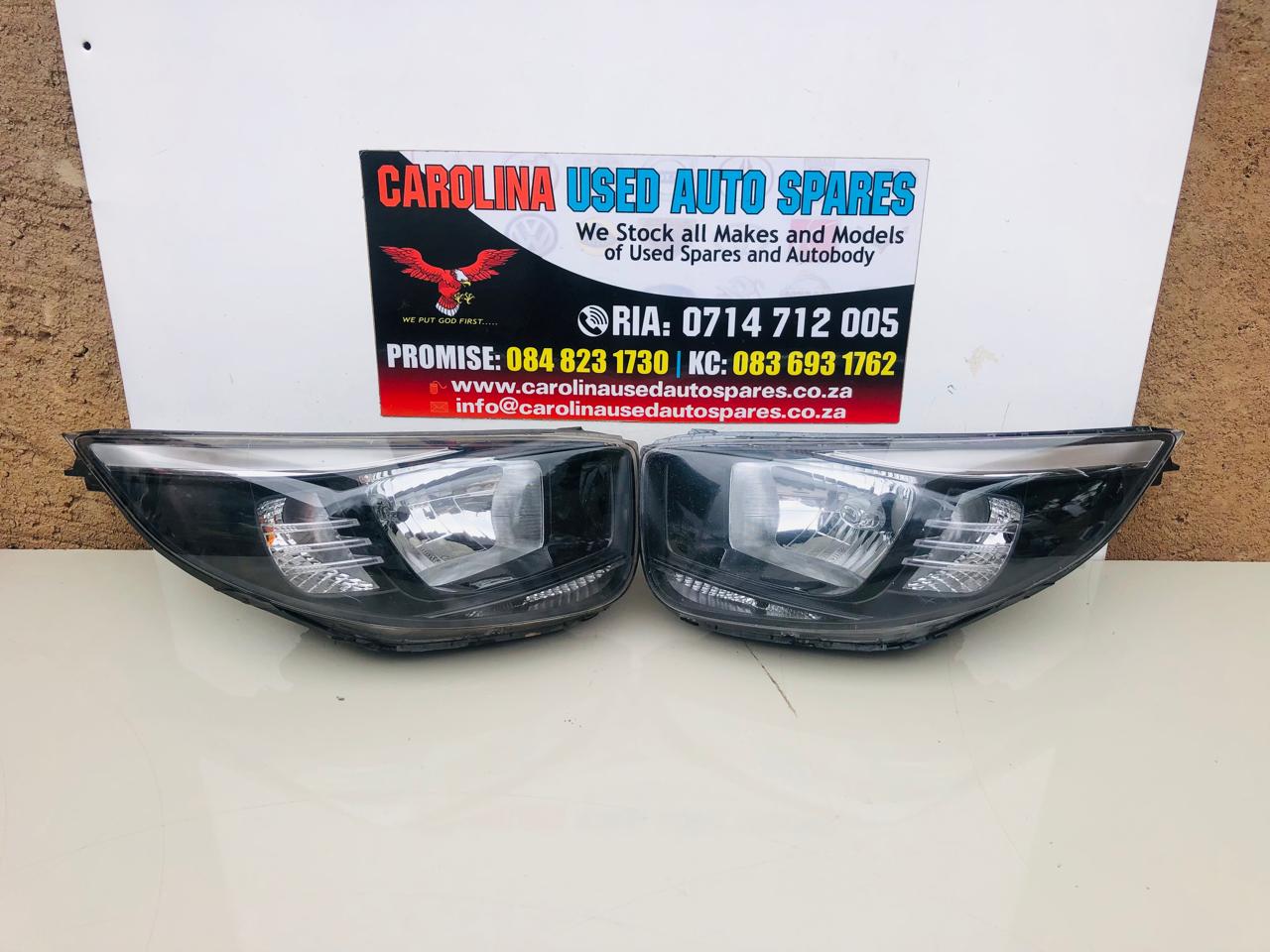 Kia Picanto left and right side standard headlights - Private Seller Kia Picanto left and right side standard headlights - Private Seller