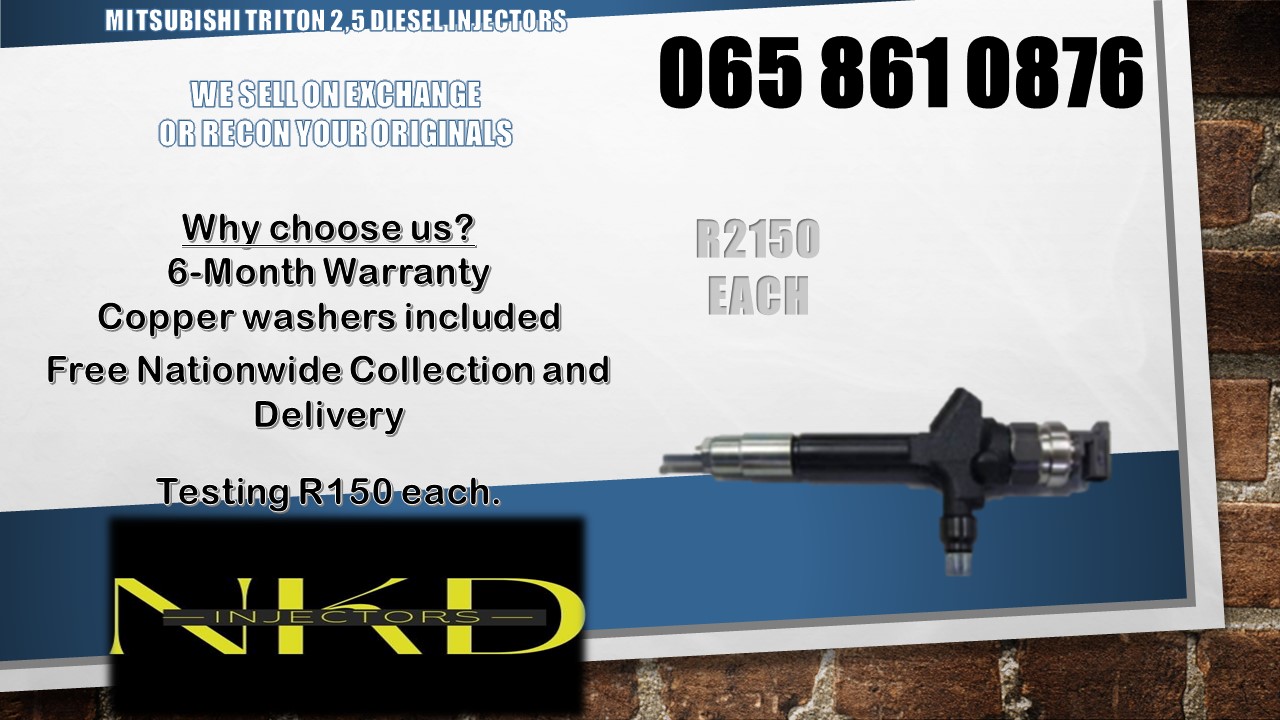 MITSUBISHI TRITON 2.5 DENSO DIESEL INJECTORS FOR SALE - Private Seller MITSUBISHI TRITON 2.5 DENSO DIESEL INJECTORS FOR SALE - Private Seller