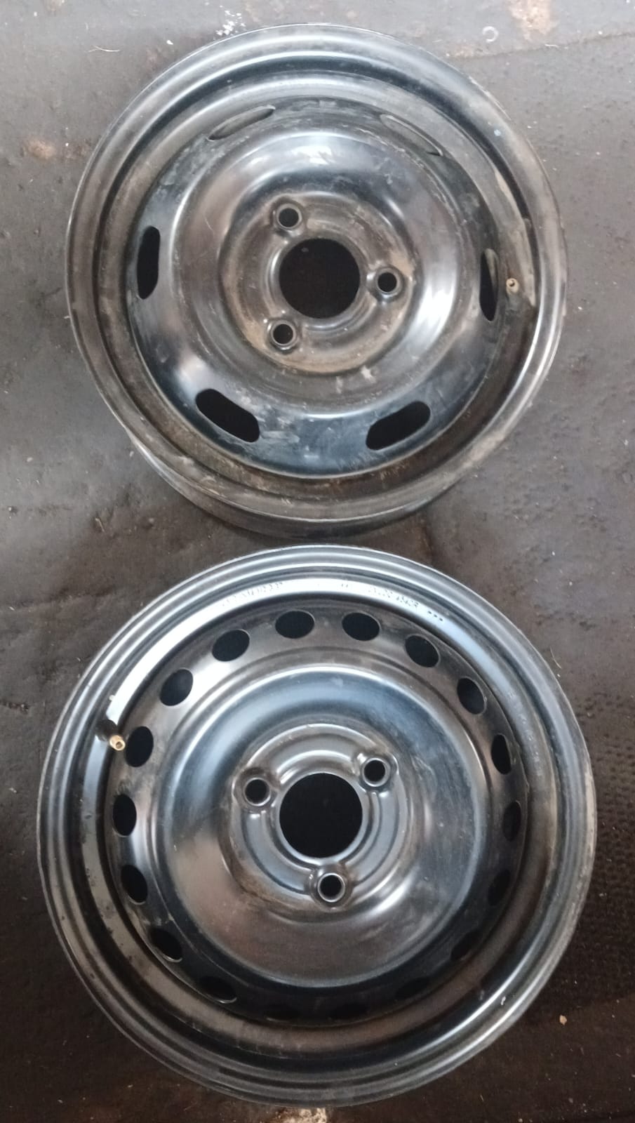 RENAULT KWID 14INCH and 13inch 3 HOLE STEEL RIMS FOR SALE - Private Seller RENAULT KWID 14INCH and 13inch 3 HOLE STEEL RIMS FOR SALE - Private Seller