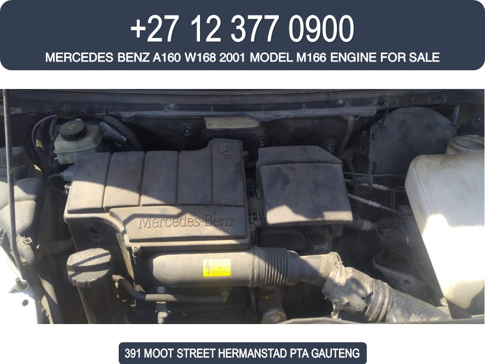 Mercedes Benz 2001 A160 M166 engine for sale