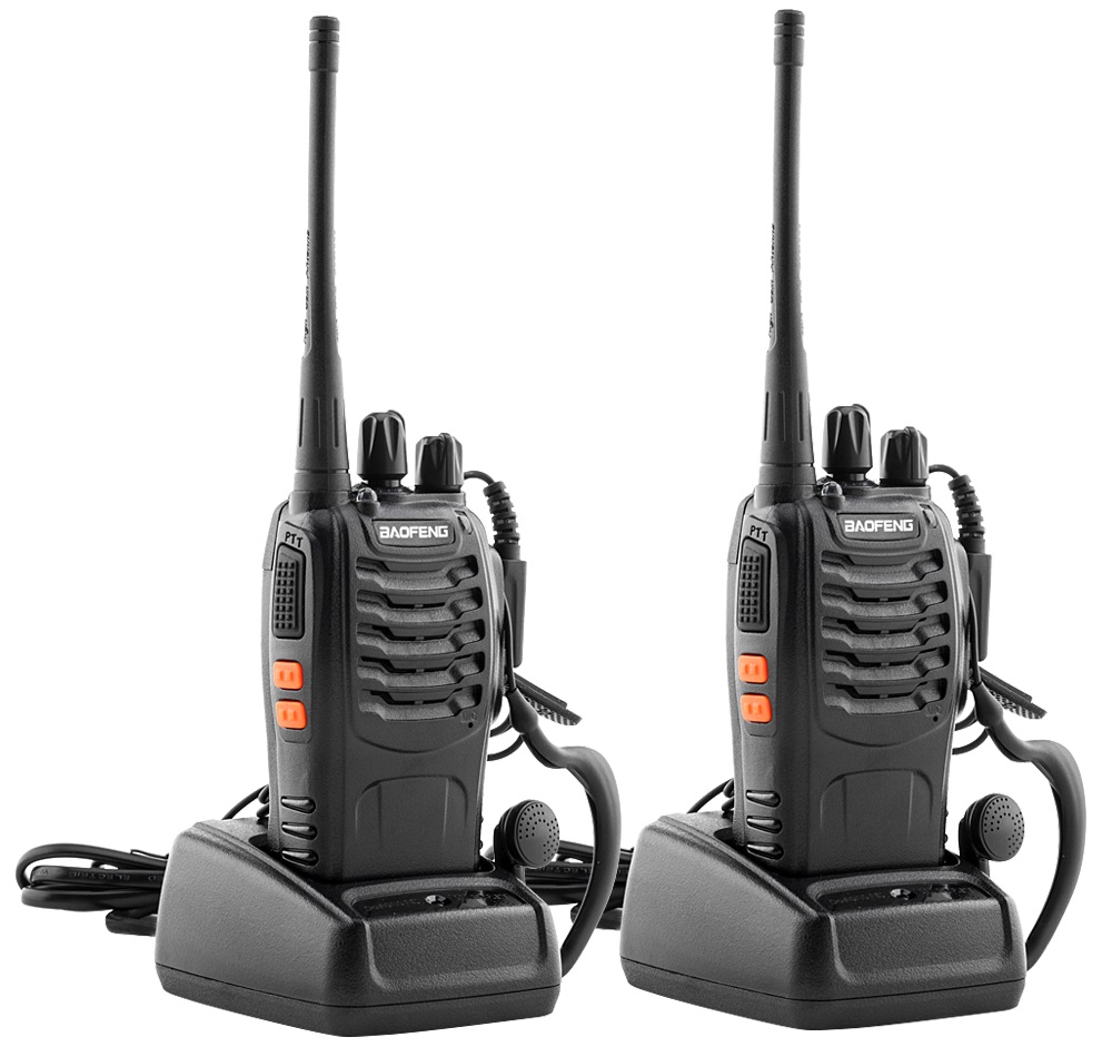 Pair (2) of Walkie Talkies UHF Band 2-Way Professional Radios, Transceivers. NEW