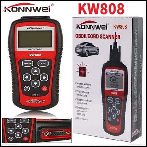 KONNWEI KW808 EOBD OBD2 Auto Engine Diagnostic Scanner