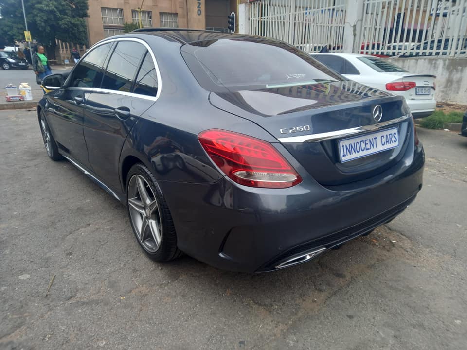 2015 MERCEDES BENZ C250 BLUETEC PETROL, AUTOMATIC, GREY COLOUR, MILEAGE