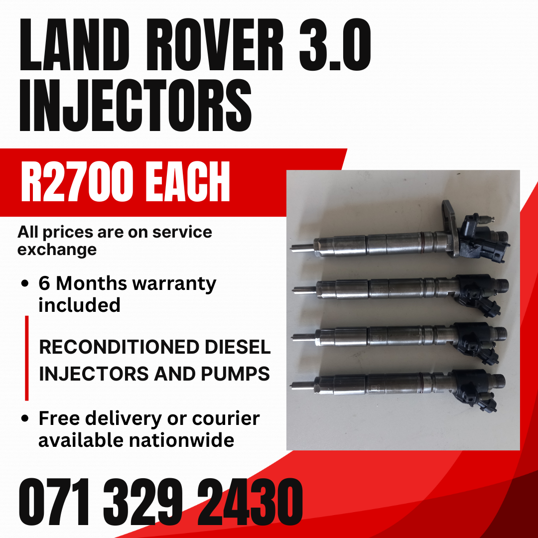 LAND ROVER 3.0 INJECTORS FOR SALE WITH WARRANTY INCLUDED - Private Seller LAND ROVER 3.0 INJECTORS FOR SALE WITH WARRANTY INCLUDED - Private Seller