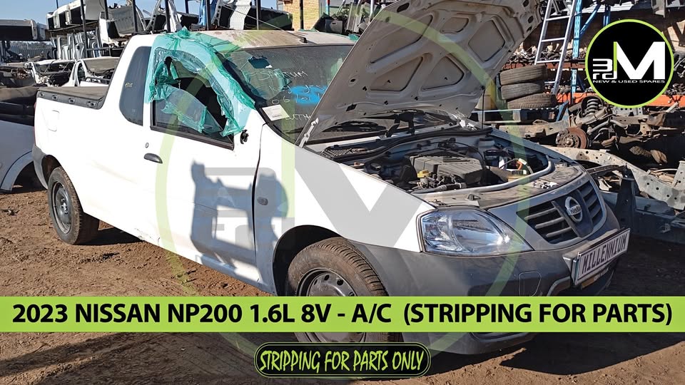 2023 NISSAN NP200 1.6 BASE 8V A/C (STRIPPING FOR PARTS) - Private Seller 2023 NISSAN NP200 1.6 BASE 8V A/C (STRIPPING FOR PARTS) - Private Seller