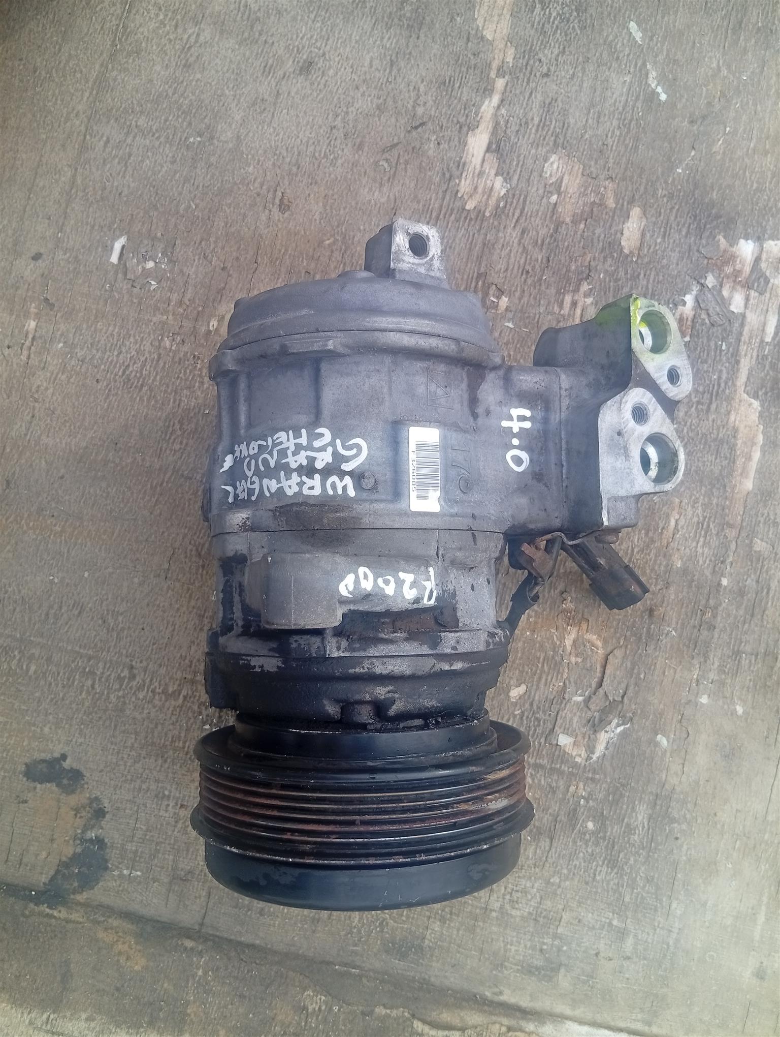 1999-2004 jeep grand Cherokee wrangler. 4.0L 4.7L Aircon pump - Private Seller 1999-2004 jeep grand Cherokee wrangler. 4.0L 4.7L Aircon pump - Private Seller