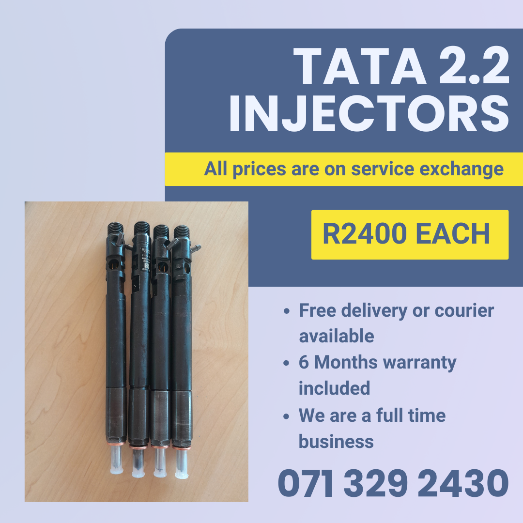 TATA 2.2 INJECTORS FOR SALE WITH WARRANTY INCLUDED - Private Seller TATA 2.2 INJECTORS FOR SALE WITH WARRANTY INCLUDED - Private Seller