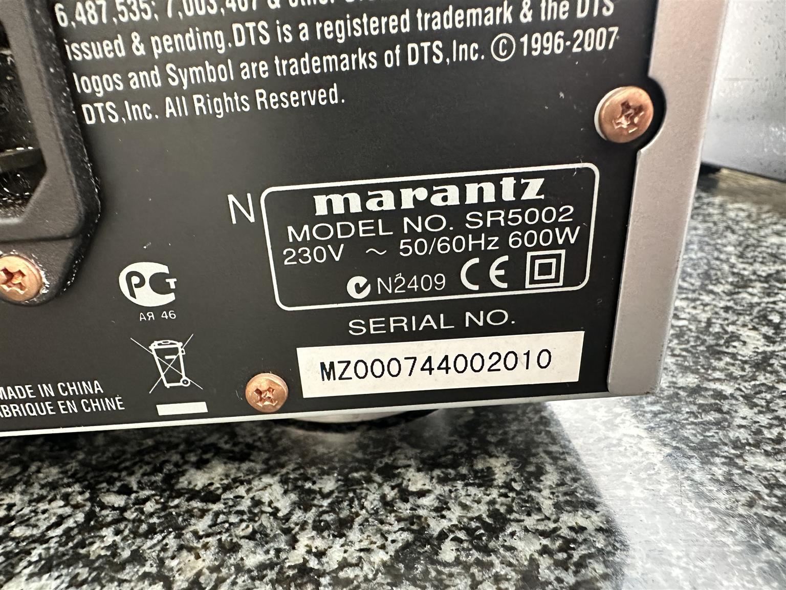 Marantz Amp 9 channel