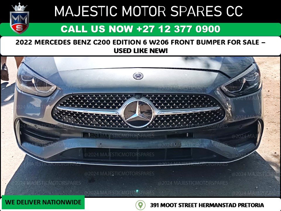 2022 Mercedes C200 Edition 6 W206 Front Bumper for sale – Used - Private Seller 2022 Mercedes C200 Edition 6 W206 Front Bumper for sale – Used - Private Seller
