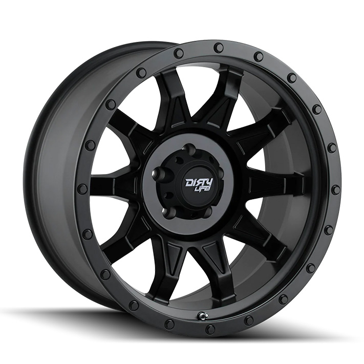 14″ Dirty Life Roadkill 4/137 Matt Black Alloy Wheels