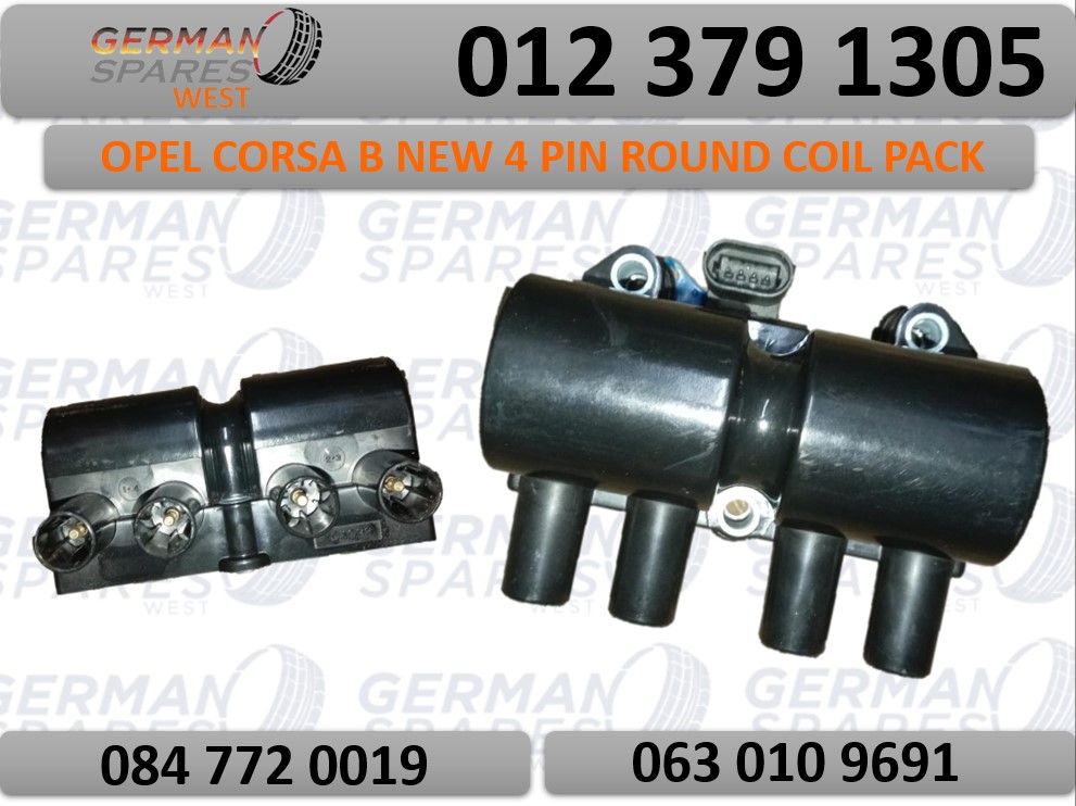 OPEL CORSA B NEW 4 PIN ROUND COIL PACK FOR SALE - Private Seller OPEL CORSA B NEW 4 PIN ROUND COIL PACK FOR SALE - Private Seller