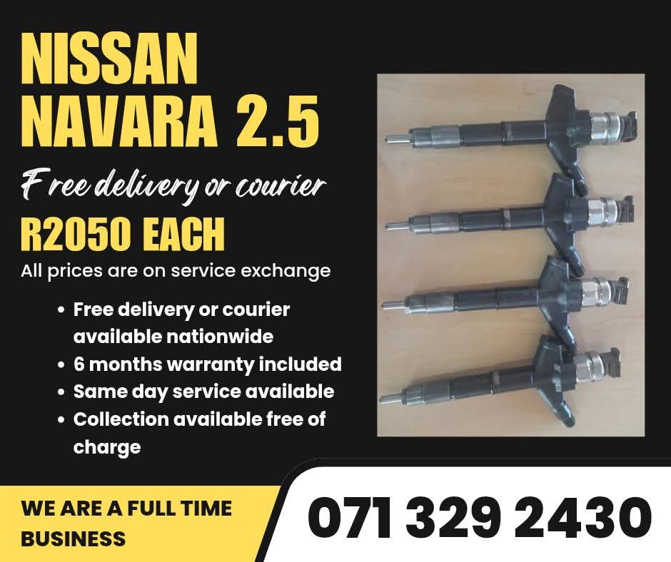NISSAN NAVARA 2.5 INJECTORS FOR SALE WITH WARRANTY INCLUDED - Private Seller NISSAN NAVARA 2.5 INJECTORS FOR SALE WITH WARRANTY INCLUDED - Private Seller