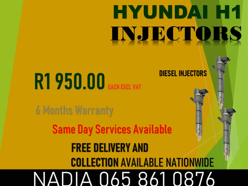 HYUNDAI H1 DIESEL INJECTORS FOR SALE WITH WARRANTY - Private Seller HYUNDAI H1 DIESEL INJECTORS FOR SALE WITH WARRANTY - Private Seller