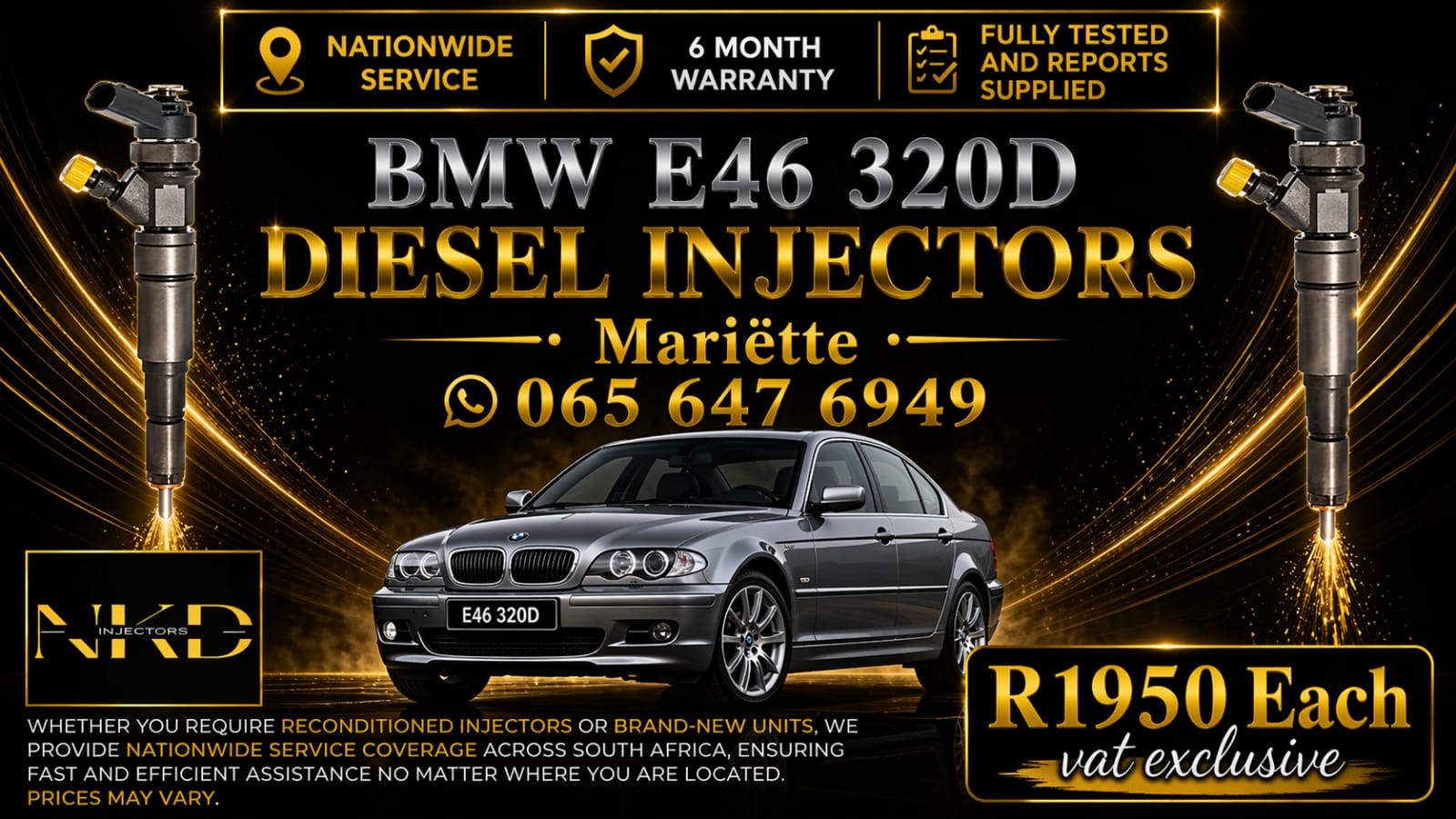 PROFESIONAL WORKMANSHIP BMW E46 320D INJECTORS - Private Seller PROFESIONAL WORKMANSHIP BMW E46 320D INJECTORS - Private Seller