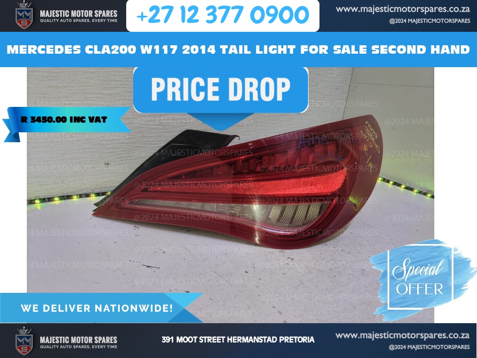 Mercedes CLA200 Tail Lights for Sale (2014, W117)