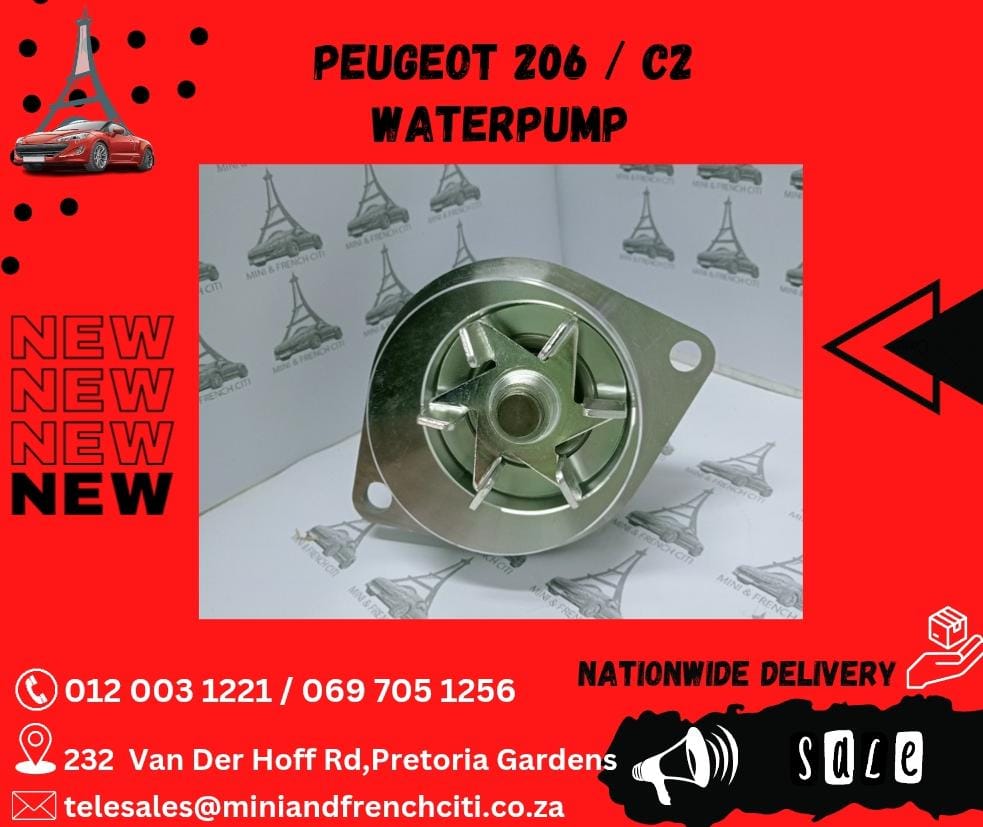 NEW WATER PUMP FOR PEUGEOT 206 C2 FOR SALE - Private Seller NEW WATER PUMP FOR PEUGEOT 206 C2 FOR SALE - Private Seller