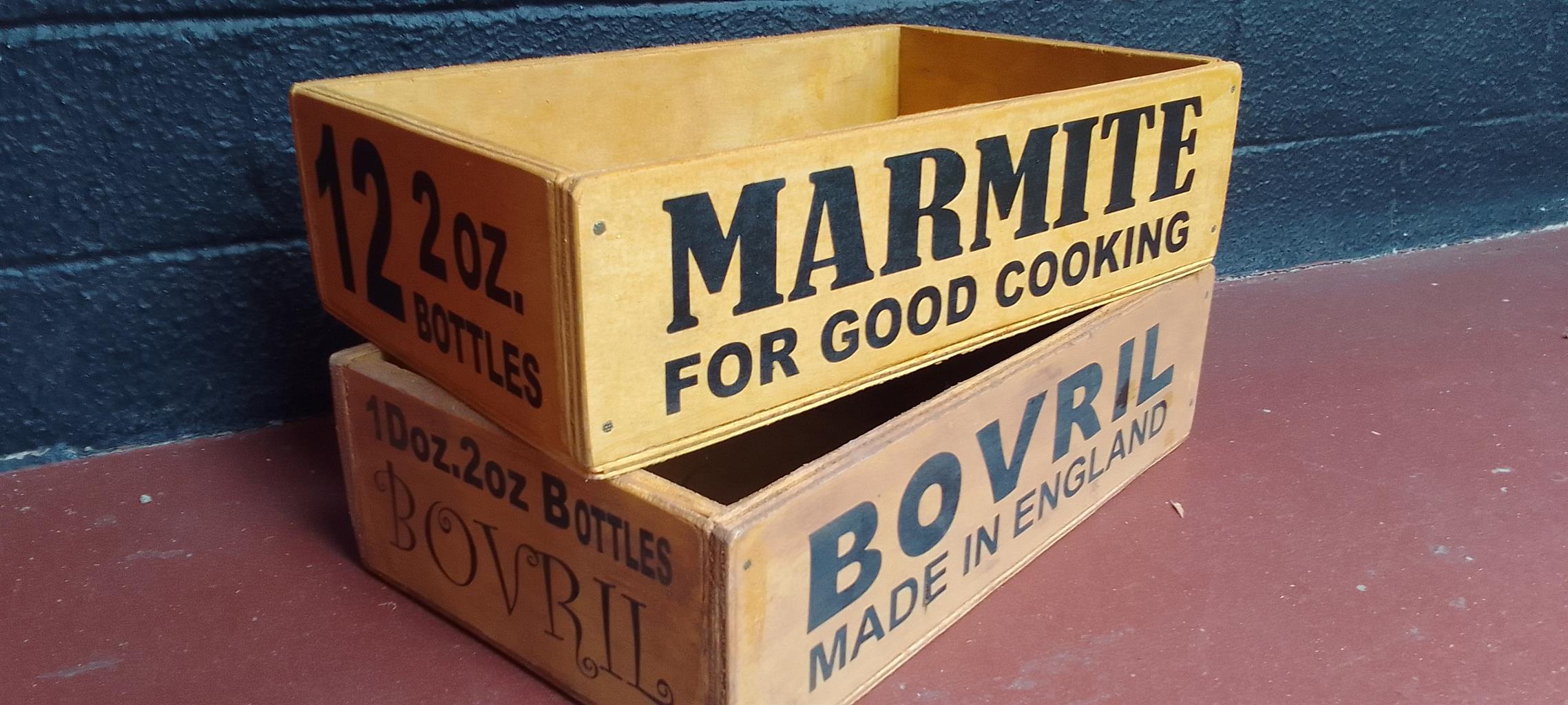 Wooden crates