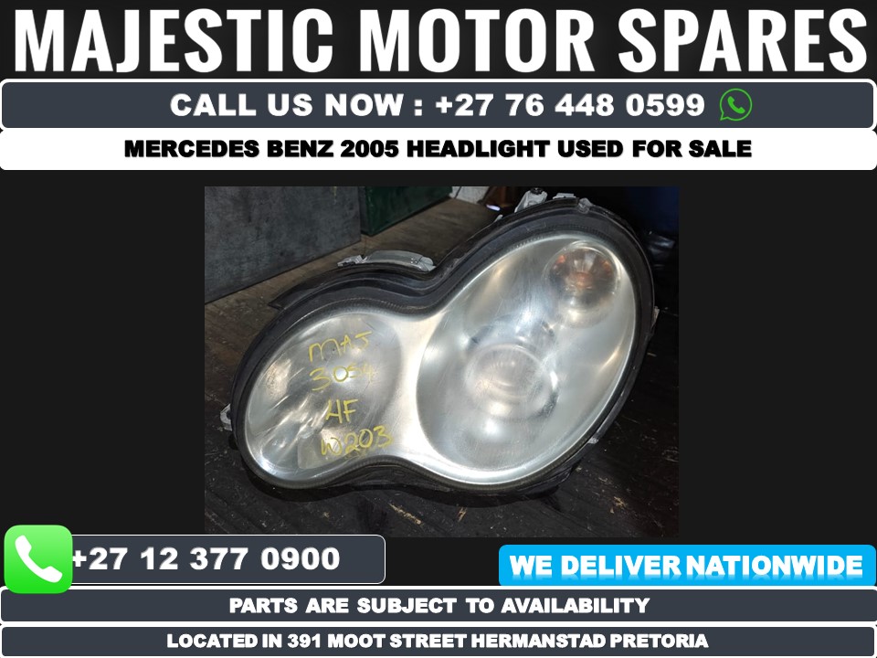 2005 Mercedes Benz headlight used for sale - Private Seller 2005 Mercedes Benz headlight used for sale - Private Seller