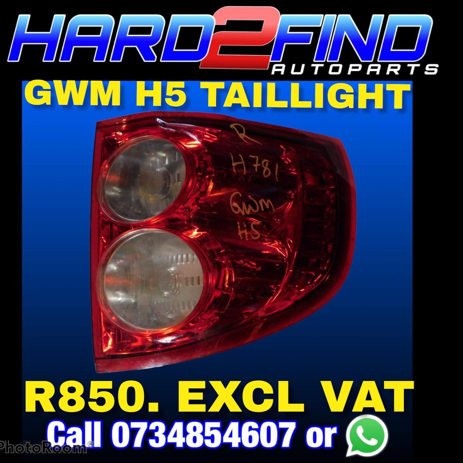 GWM H5 TAIL LIGHT EXCL VAT - Private Seller