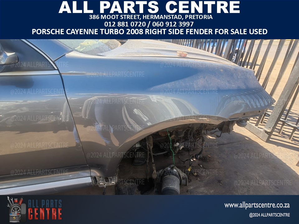Porsche Cayenne Turbo right side fender 2008 for sale used Porsche Cayenne Turbo right side fender 2008 for sale used