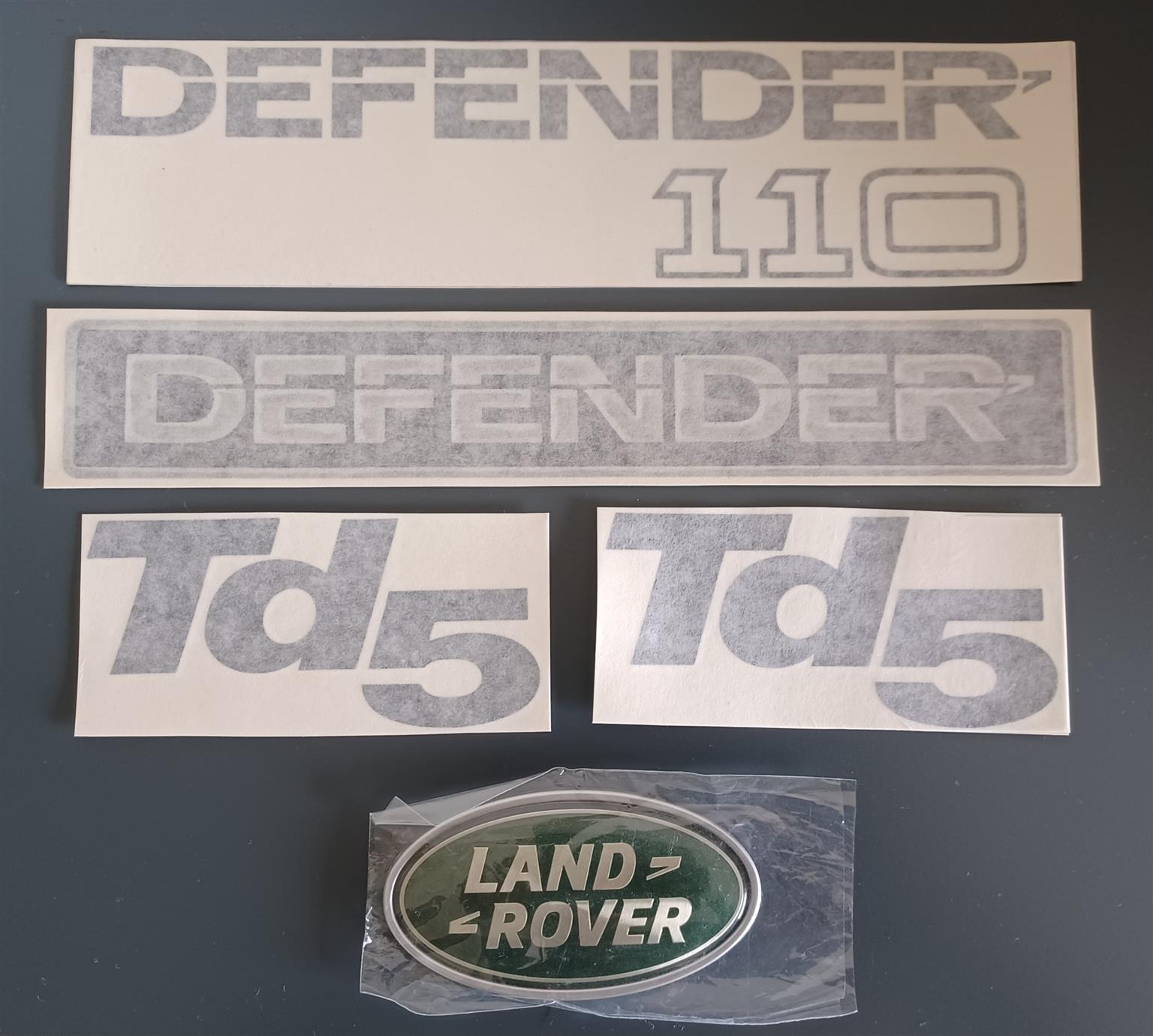 Land Rover Defender 110 decals stickers badges emblems - Private Seller Land Rover Defender 110 decals stickers badges emblems - Private Seller