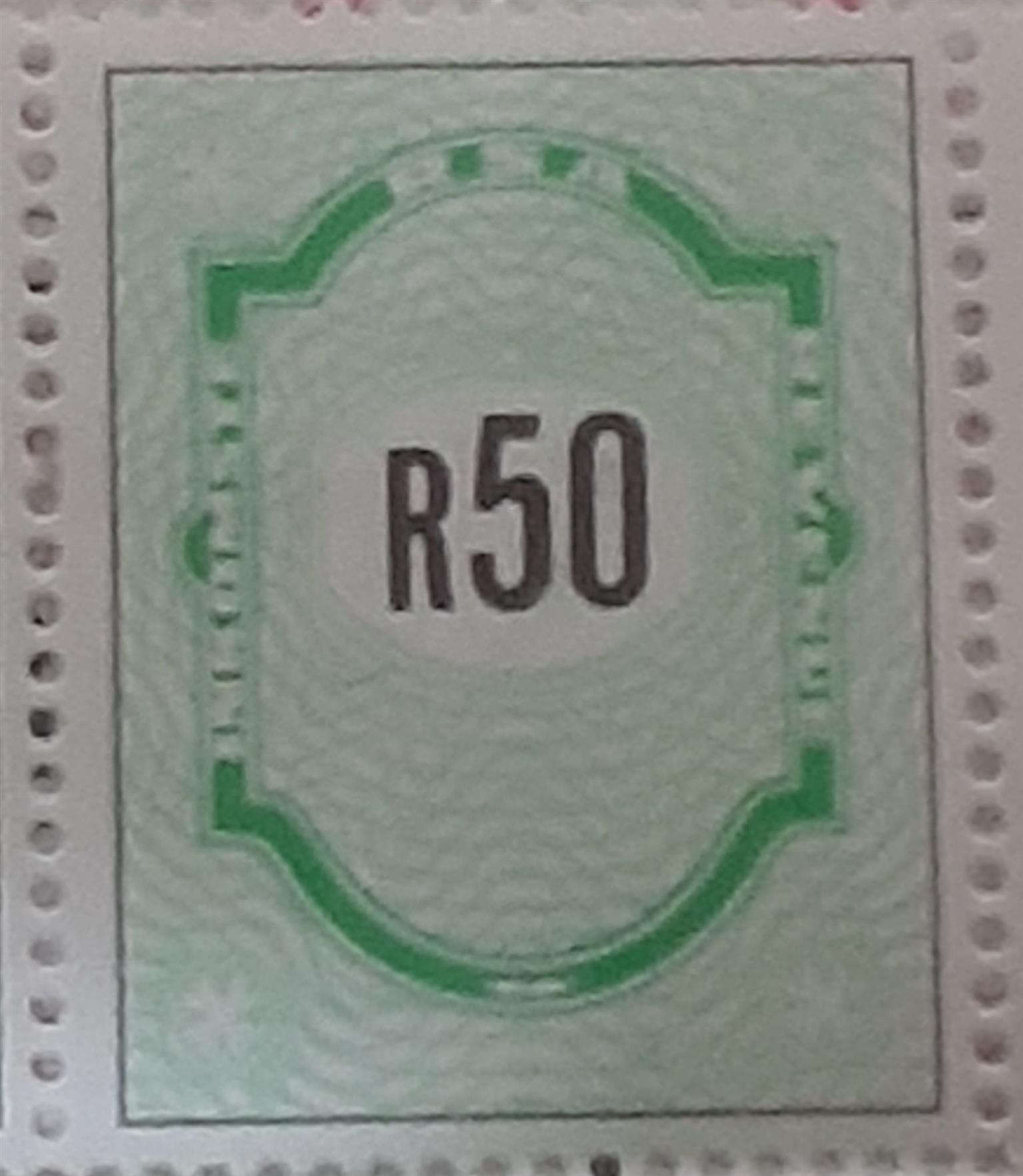 RSA Inkomste seëls