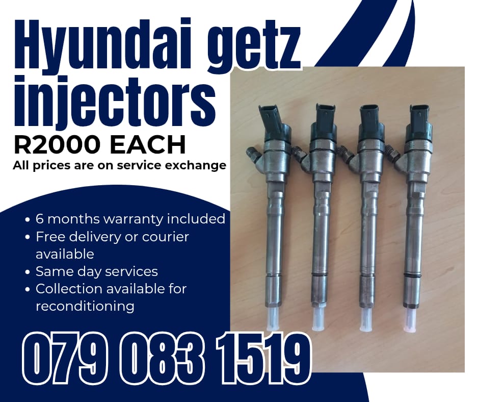HYUNDAI GETZ 1.5 INJECTORS FOR SALE WITH WARRANTY - Private Seller