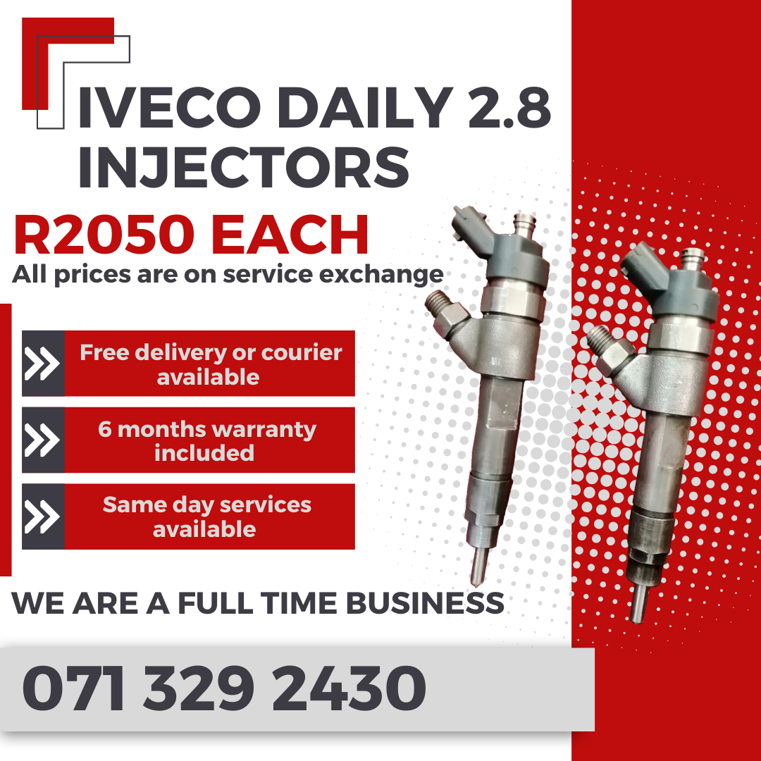 IVECO DAILY 2.8 INJECTORS FOR SALE WITH WARRANTY - Private Seller IVECO DAILY 2.8 INJECTORS FOR SALE WITH WARRANTY - Private Seller